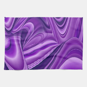 Paarse droom, Abstracte Fantastische regenboog-kun Theedoek