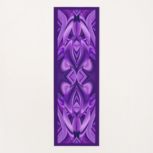 Paarse droom, Abstracte Fantastische regenboog-kun Yogamat (Voorkant)