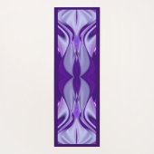 Paarse droom, Abstracte Fantastische regenboog-kun Yogamat (Achterkant)