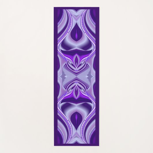 Paarse droom, Abstracte Fantastische regenboog-kun Yogamat (Voorkant)