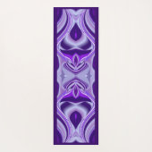 Paarse droom, Abstracte Fantastische regenboog-kun Yogamat (Achterkant)
