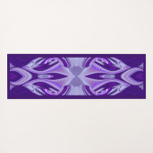 Paarse droom, Abstracte Fantastische regenboog-kun Yogamat (Achterkant (horizontaal))