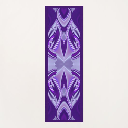 Paarse droom, Abstracte Fantastische regenboog-kun Yogamat (Voorkant)