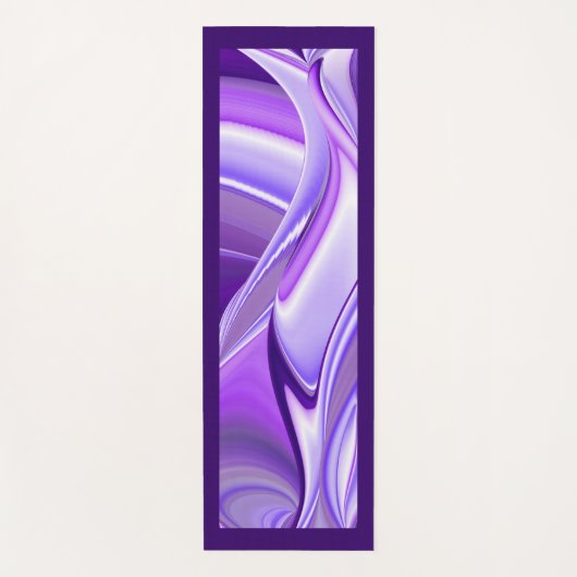 Paarse droom, Abstracte Fantastische regenboog-kun Yogamat (Voorkant)