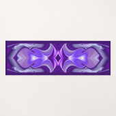 Paarse droom, Abstracte Fantastische regenboog-kun Yogamat (Voorkant (horizontaal))