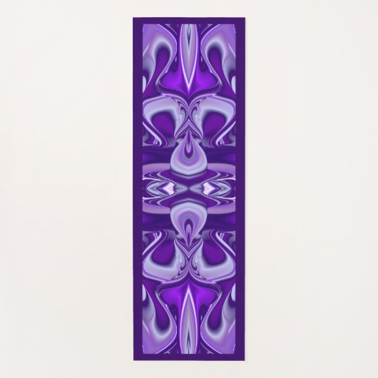 Paarse droom, Abstracte Fantastische regenboog-kun Yogamat (Voorkant)