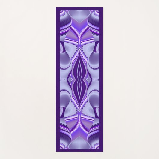 Paarse droom, Abstracte Fantastische regenboog-kun Yogamat (Voorkant)