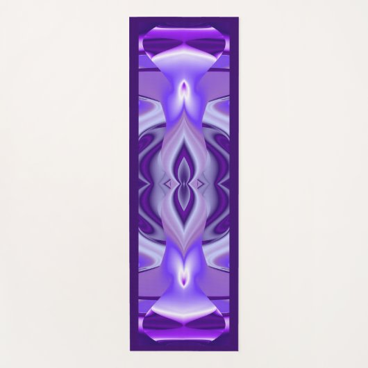 Paarse droom, Abstracte Fantastische regenboog-kun Yogamat (Voorkant)