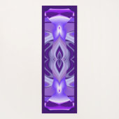 Paarse droom, Abstracte Fantastische regenboog-kun Yogamat (Achterkant)