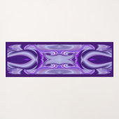 Paarse droom, Abstracte Fantastische regenboog-kun Yogamat (Achterkant (horizontaal))