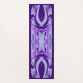 Paarse droom, Abstracte Fantastische regenboog-kun Yogamat (Achterkant)