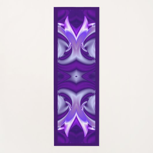 Paarse droom, Abstracte Fantastische regenboog-kun Yogamat (Voorkant)