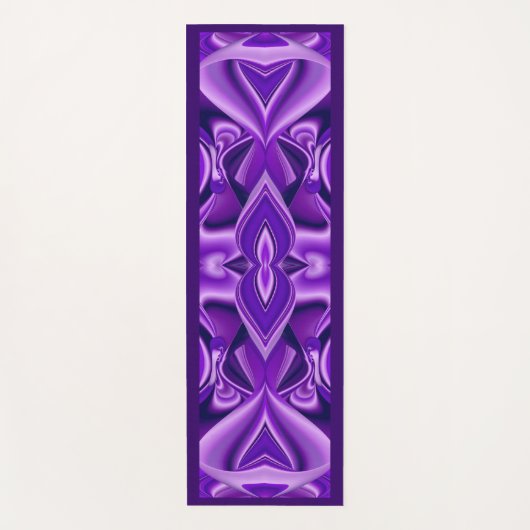 Paarse droom, Abstracte Fantastische regenboog-kun Yogamat (Voorkant)