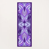 Paarse droom, Abstracte Fantastische regenboog-kun Yogamat (Achterkant)