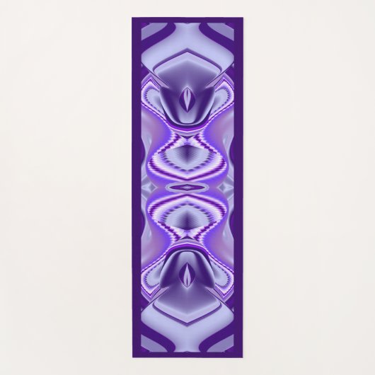 Paarse droom, Abstracte Fantastische regenboog-kun Yogamat (Voorkant)