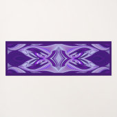 Paarse droom, Abstracte Fantastische regenboog-kun Yogamat (Achterkant (horizontaal))