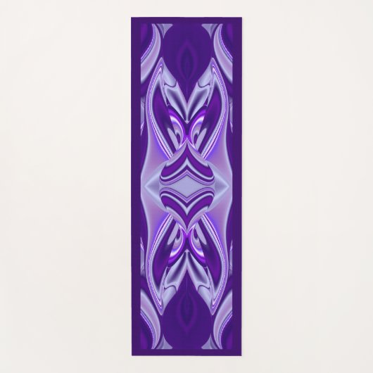 Paarse droom, Abstracte Fantastische regenboog-kun Yogamat (Voorkant)