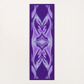 Paarse droom, Abstracte Fantastische regenboog-kun Yogamat (Achterkant)