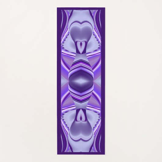 Paarse droom, Abstracte Fantastische regenboog-kun Yogamat (Voorkant)