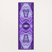 Paarse droom, Abstracte Fantastische regenboog-kun Yogamat (Achterkant)