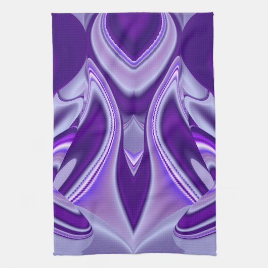 Paarse droom, Abstracte Fantasy Rainbow Art Theedoek (Verticaal)