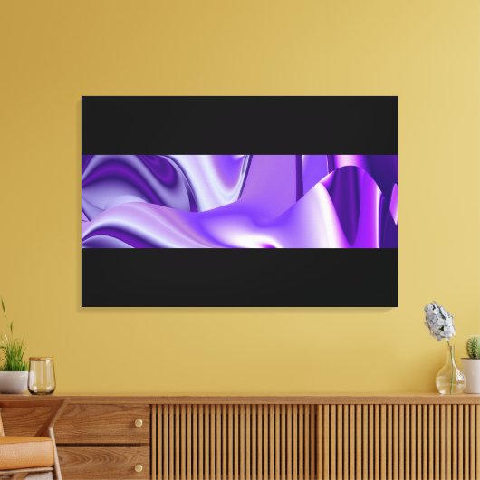 Paarse droom canvas afdruk (Insitu (Woonkamer))