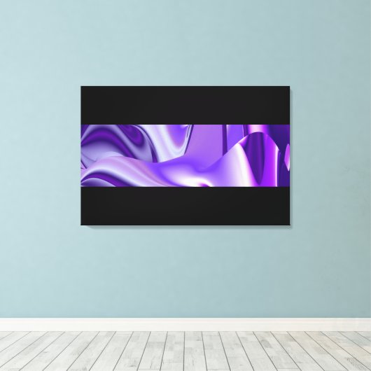 Paarse droom canvas afdruk (Insitu (Houten vloer))