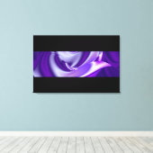 Paarse droom canvas afdruk (Insitu (Houten vloer))