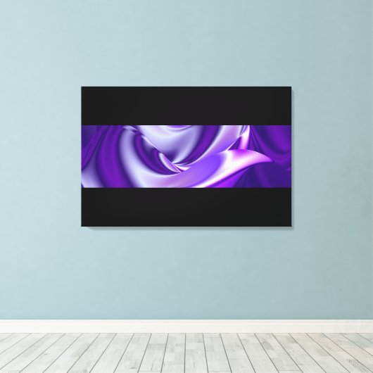 Paarse droom canvas afdruk (Insitu (Houten vloer))