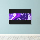 Paarse droom canvas afdruk (Insitu (Houten vloer))