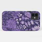 Paarse droom, fantasie bloem indigo palet Case-Mate iPhone case (Achterkant (horizontaal))