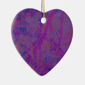 Paarse droom Fantasy Mix Match Keramisch Ornament (Rechts)