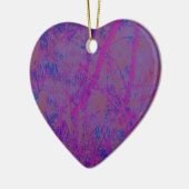Paarse droom Fantasy Mix Match Keramisch Ornament (Links)