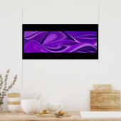 Paarse droom poster (Keuken)