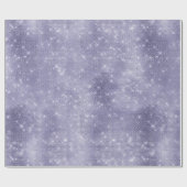 Paarse droom sprankeling cadeaupapier (Vlak)