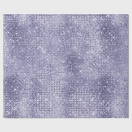 Paarse droom sprankeling cadeaupapier (Vlak)