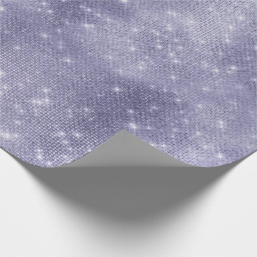 Paarse droom sprankeling cadeaupapier (Hoek)