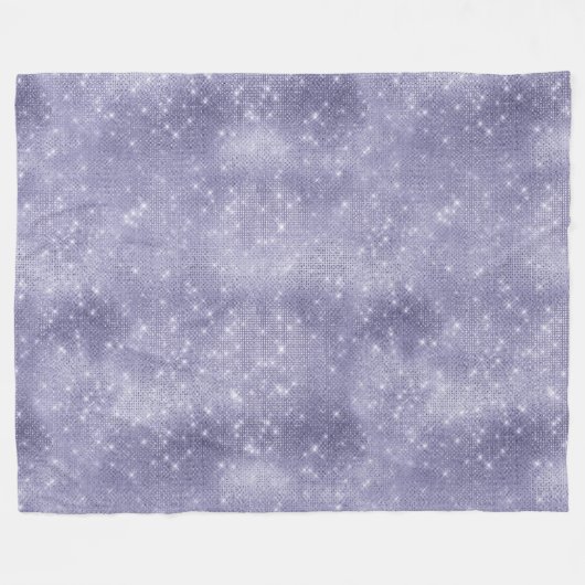 Paarse droom sprankeling fleece deken (Voorkant (Horizontaal))