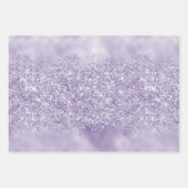 Paarse droom sprankeling inpakpapier vel (Voorkant 2)