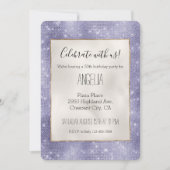 Paarse droom sprankeling kaart (Voorkant)