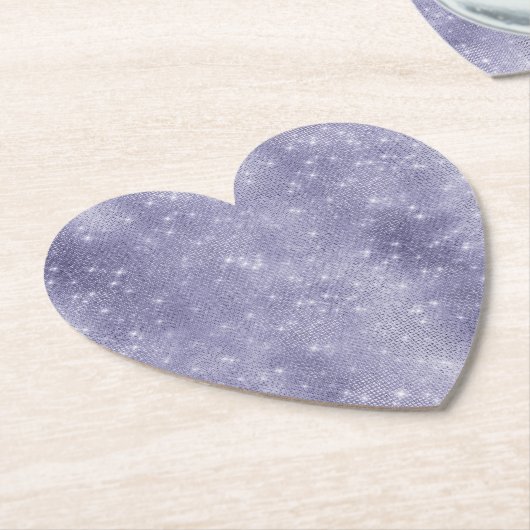 Paarse droom sprankeling kartonnen onderzetters (Gekanteld)