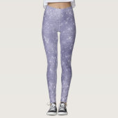 Paarse droom sprankeling leggings (Voorkant)