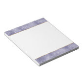 Paarse droom sprankeling notitieblok (Schuin)