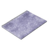 Paarse droom sprankeling notitieboek (Linkerzijde)