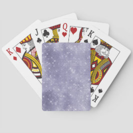 Paarse droom sprankeling pokerkaarten