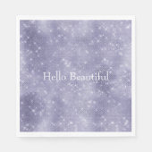 Paarse droom sprankeling servet (Voorkant)