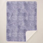 Paarse droom sprankeling sherpa deken (Voorkant)