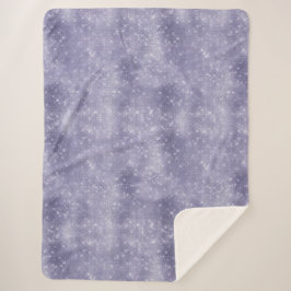 Paarse droom sprankeling sherpa deken