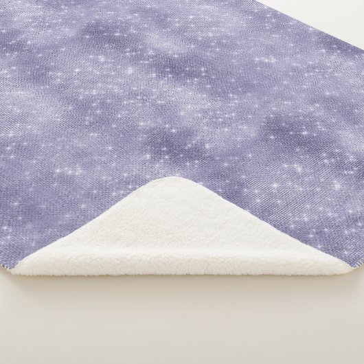 Paarse droom sprankeling sherpa deken (3/4)