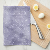 Paarse droom sprankeling theedoek (Quarter Fold)